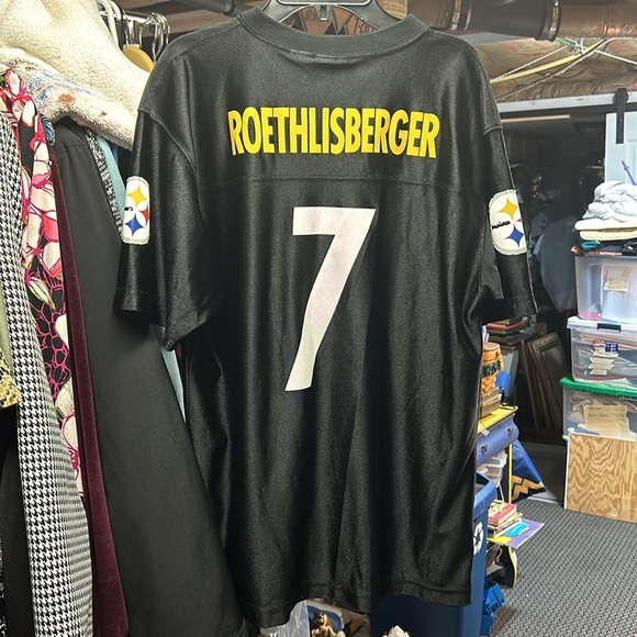 NFL Team Apparel steeler #7 jersey, boys size xl - Picture 3 of 13